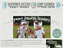 Tablet Screenshot of hashomerhatzair.ca